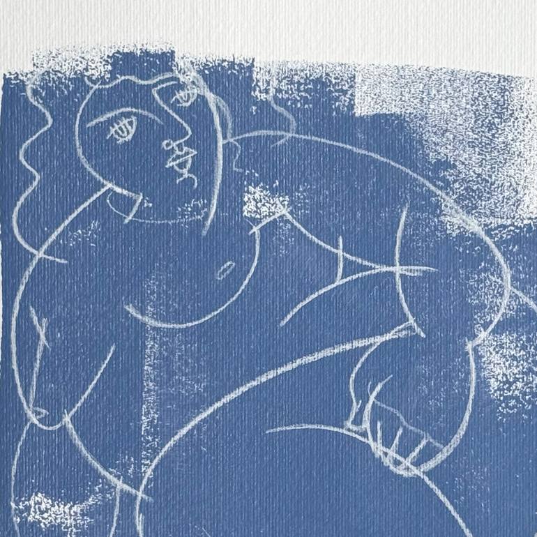 Original Expressionism Nude Painting by Mario Henrique