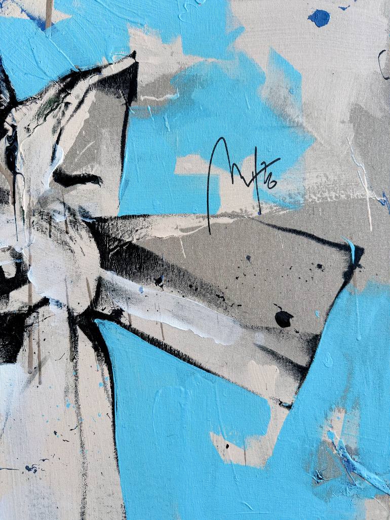 Original Expressionism People Painting by Mario Henrique