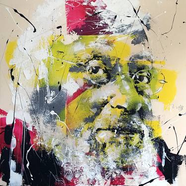 Original Expressionism Portrait Paintings by Mario Henrique