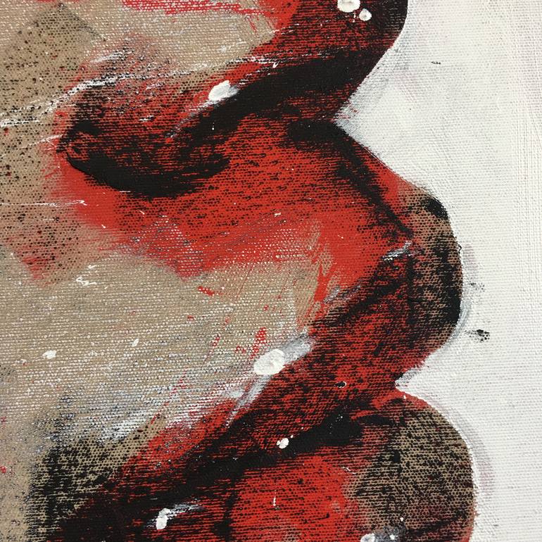 Original Expressionism People Painting by Mario Henrique
