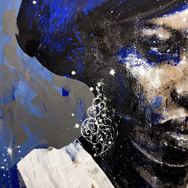 Original Expressionism People Painting by Mario Henrique