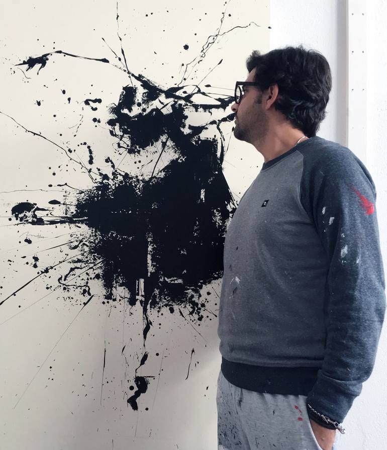 Original Abstract Body Painting by Mario Henrique