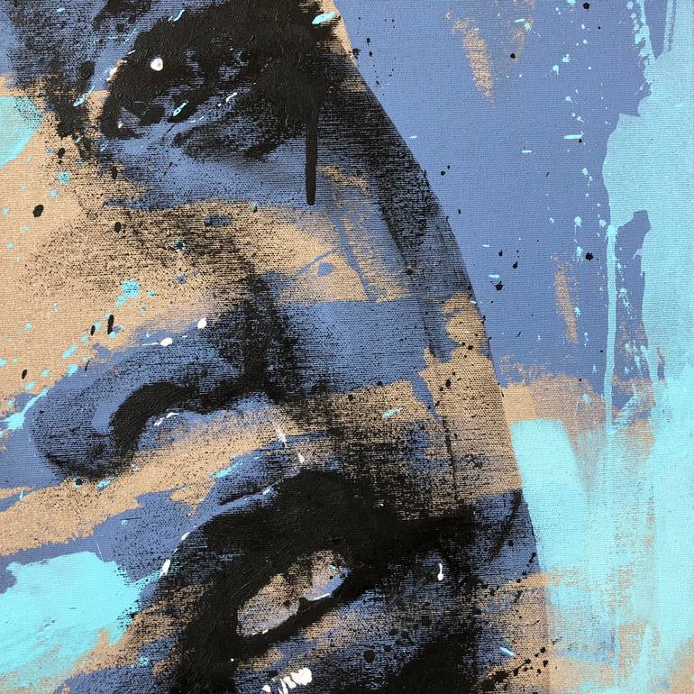 Original Expressionism People Painting by Mario Henrique