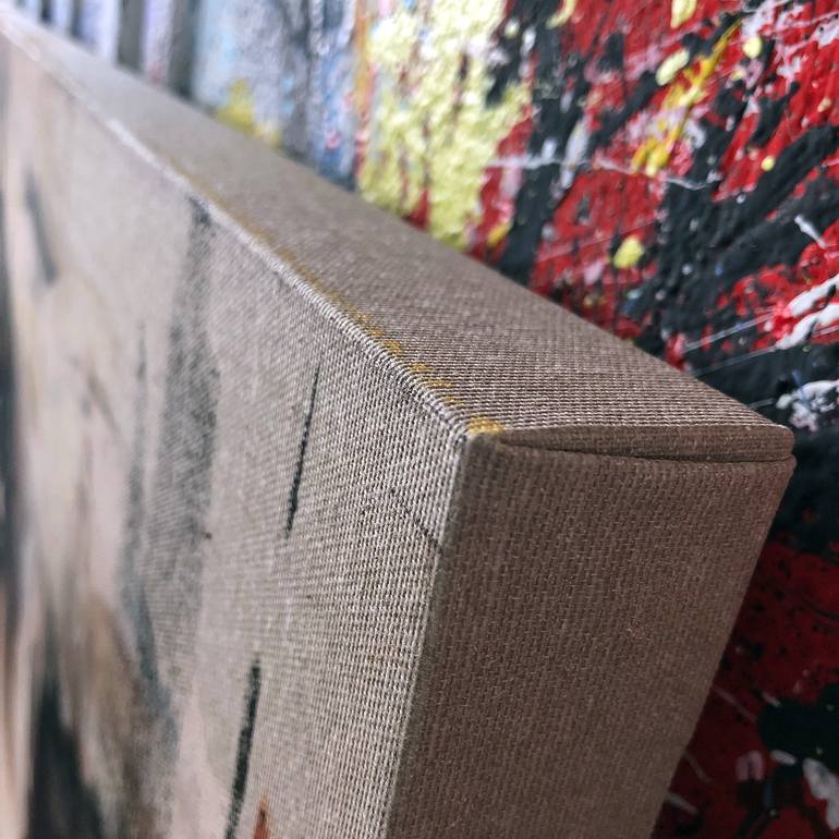 Original Expressionism People Painting by Mario Henrique