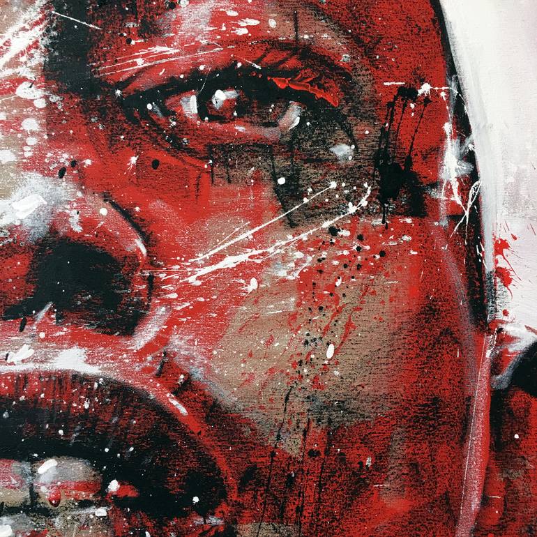 Original Expressionism People Painting by Mario Henrique