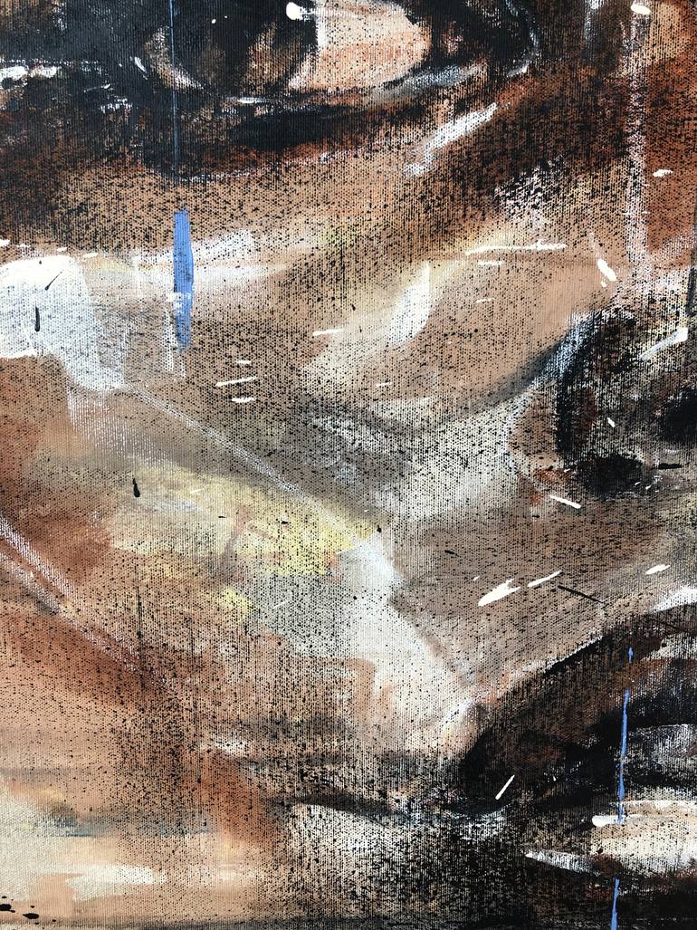 Original Expressionism People Painting by Mario Henrique