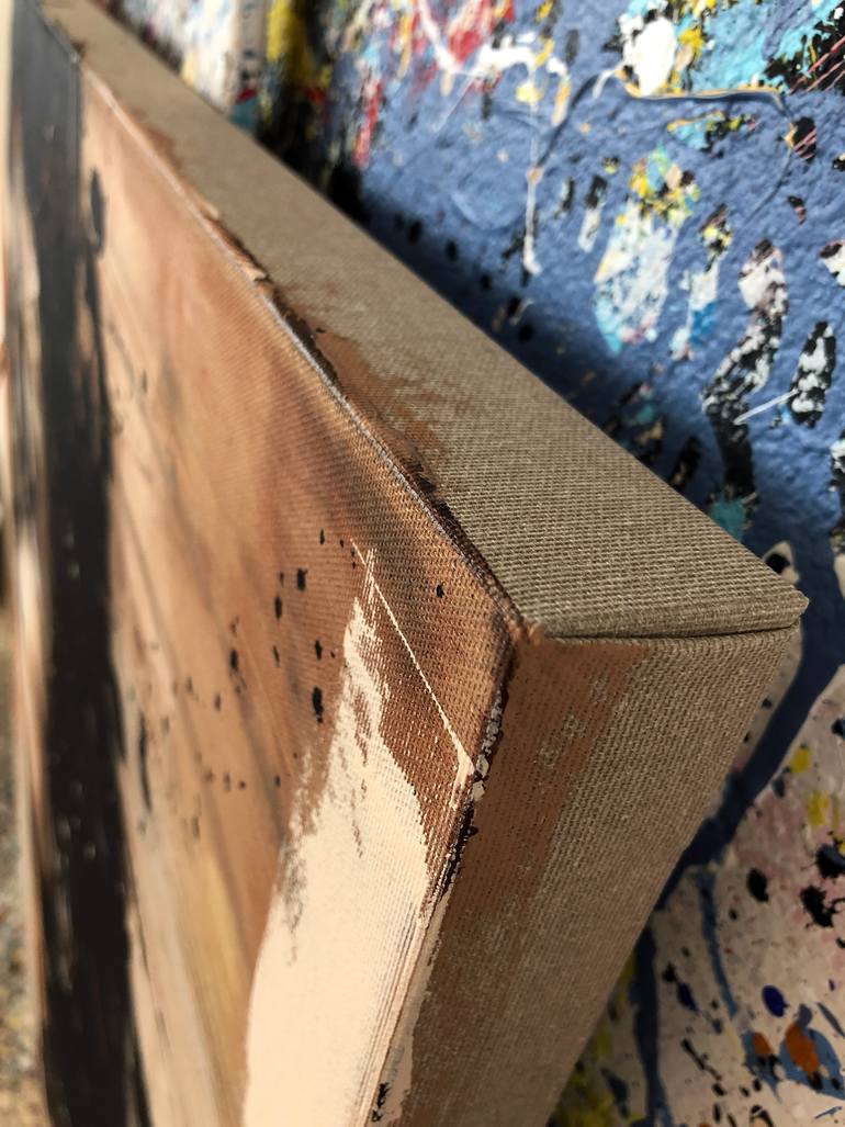 Original Expressionism People Painting by Mario Henrique