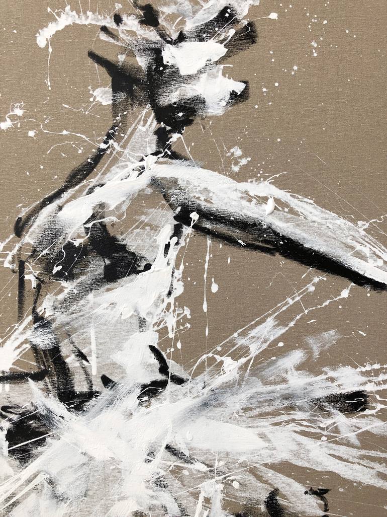 Original Abstract Expressionism Body Painting by Mario Henrique