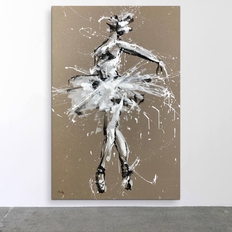 Original Abstract Expressionism Body Painting by Mario Henrique