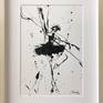 A painting in a series designed to explore the spontaneous and abrupt body movements of ballet dancers.
Framed and ready to hang (the frame can easily be removed by hand).
The piece measures W30 x H40 cm. The frame adds approximately 2 cm to that perimeter.
Spontaneous Ballerina No. 2, Series XII
Acrylic on 290g Figueras paper
2019