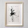 A painting in a series designed to explore the spontaneous and abrupt body movements of ballet dancers.
Framed and ready to hang (the frame can easily be removed by hand).
The piece measures W30 x H40 cm. The frame adds approximately 2 cm to that perimeter.
Spontaneous Ballerina No. 5, Series XII
Acrylic on 290g Figueras paper
2019
