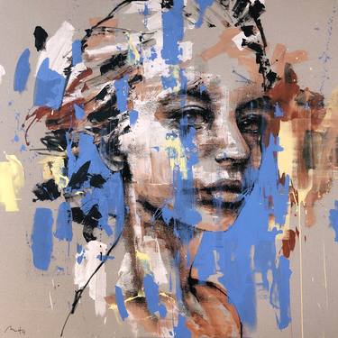 Original Expressionism Portrait Paintings by Mario Henrique