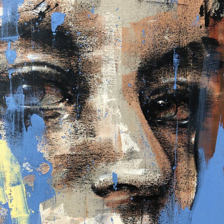 Original Expressionism People Painting by Mario Henrique