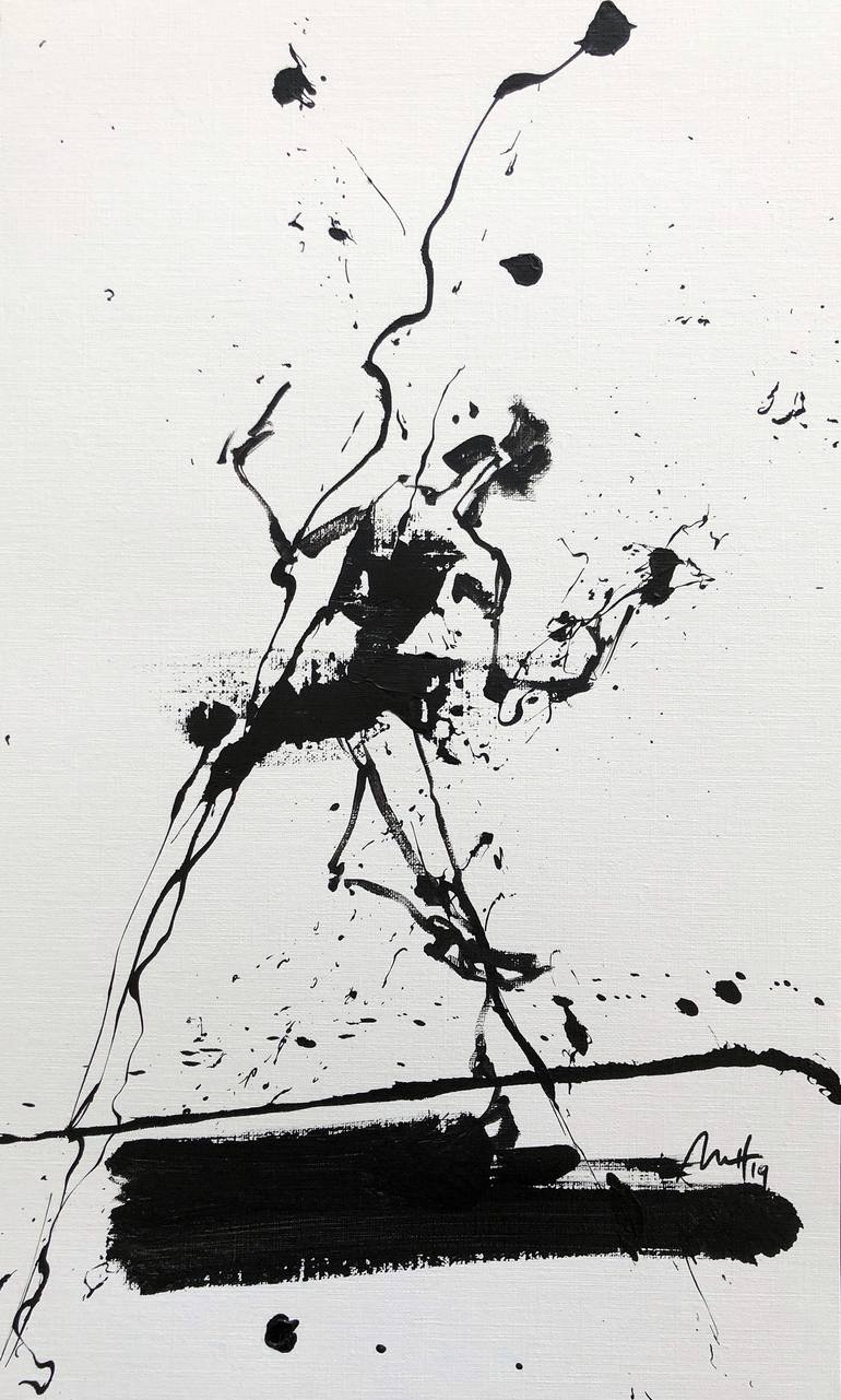 Spontaneous Ballerina No. 4, Series XIII Painting by Mario Henrique ...