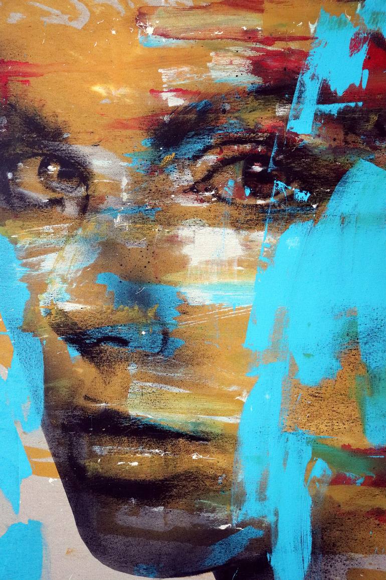 Original Portrait Painting by Mario Henrique