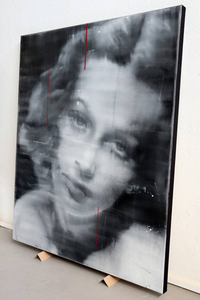 Original Expressionism People Painting by Mario Henrique
