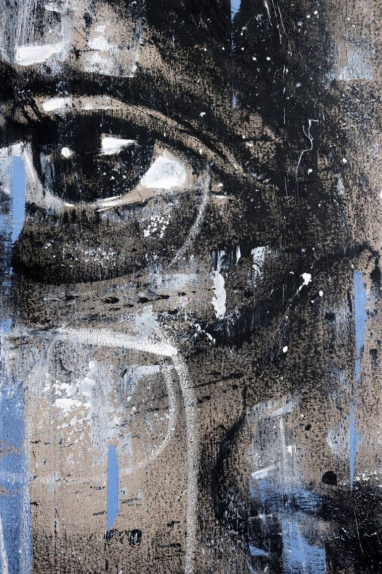 Original Expressionism People Painting by Mario Henrique