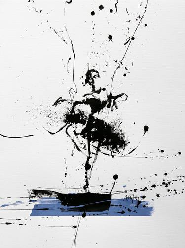 Spontaneous Ballerina No. 5, Blue Series III thumb