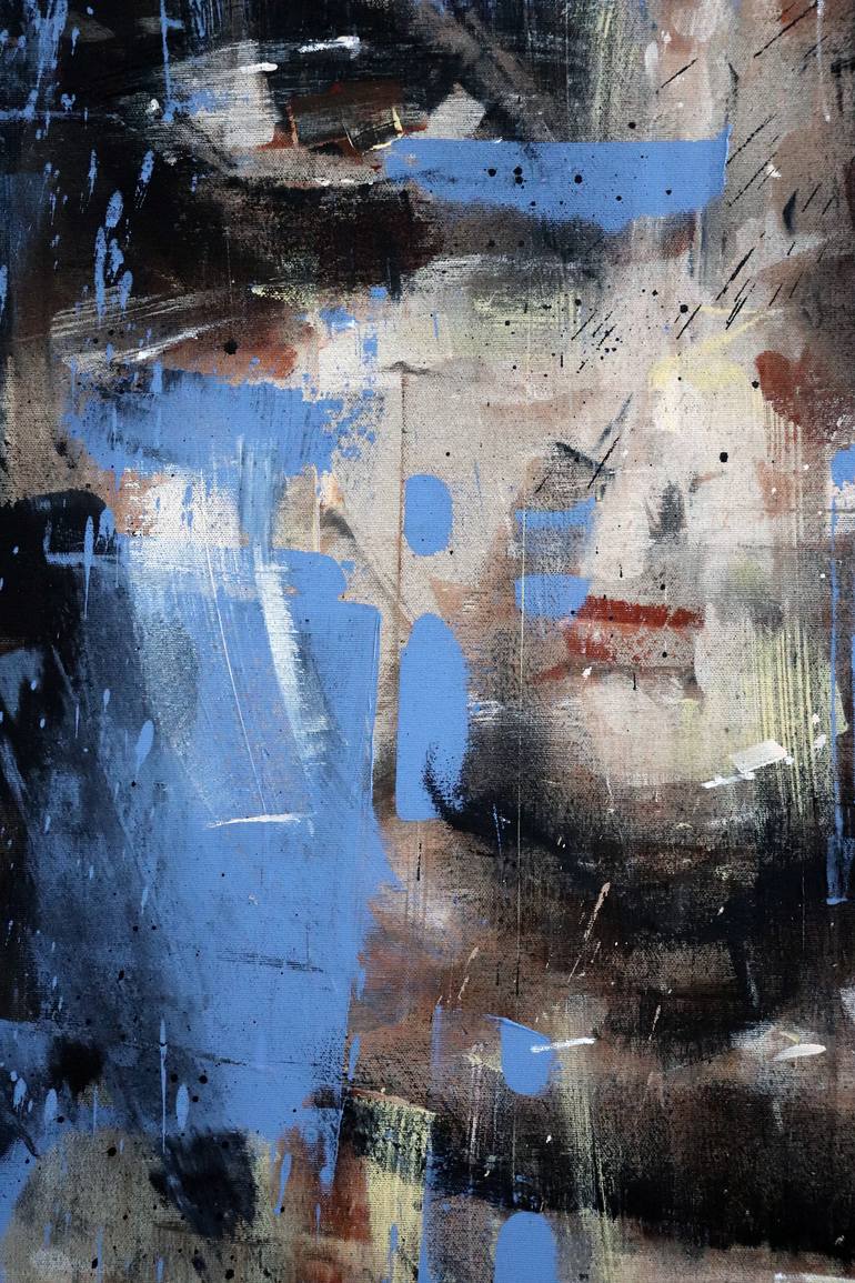 Original Expressionism People Painting by Mario Henrique