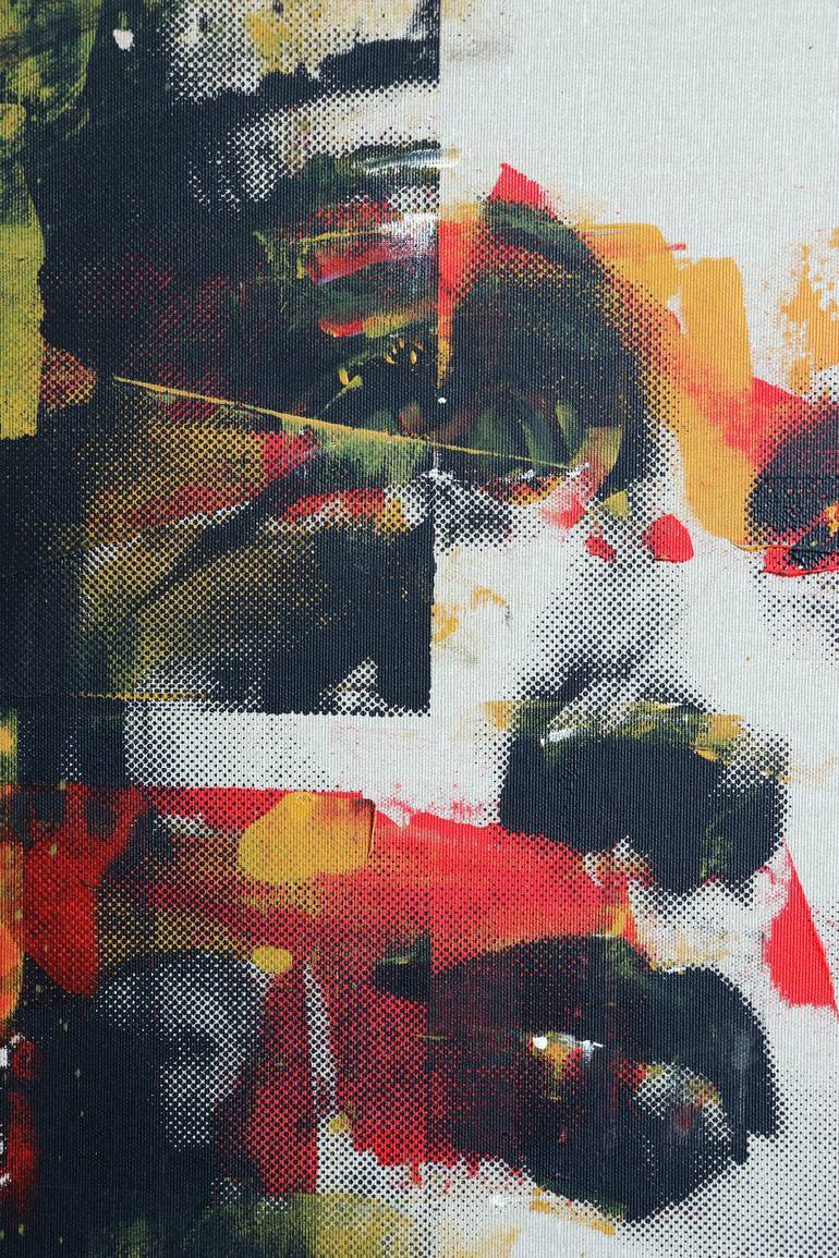 Original Expressionism People Painting by Mario Henrique