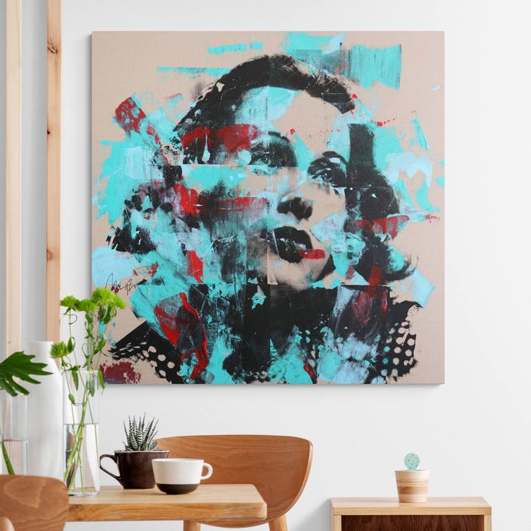 Original Expressionism Pop Culture/Celebrity Painting by Mario Henrique