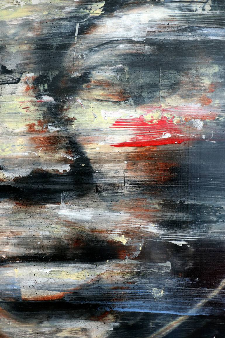 Original Expressionism People Painting by Mario Henrique