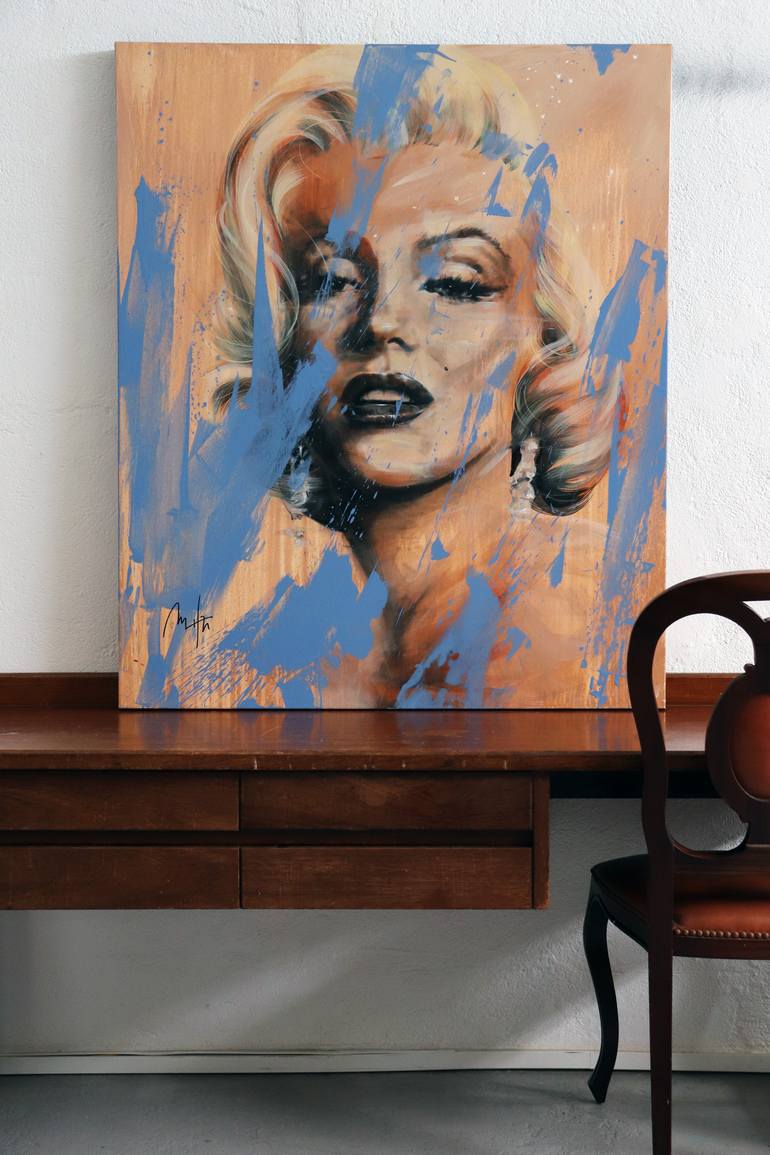 Original Expressionism Pop Culture/Celebrity Painting by Mario Henrique