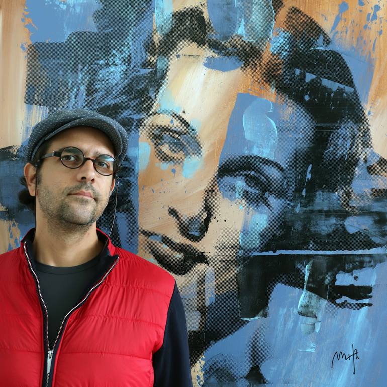 Original Expressionism Pop Culture/Celebrity Painting by Mario Henrique