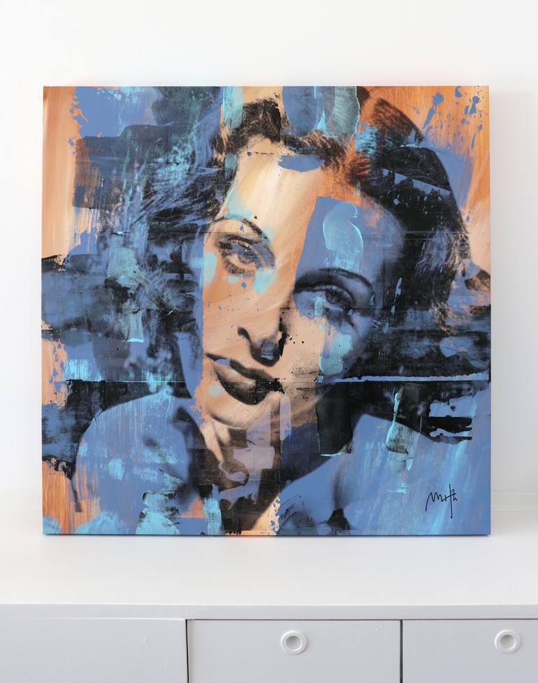 Original Expressionism Pop Culture/Celebrity Painting by Mario Henrique