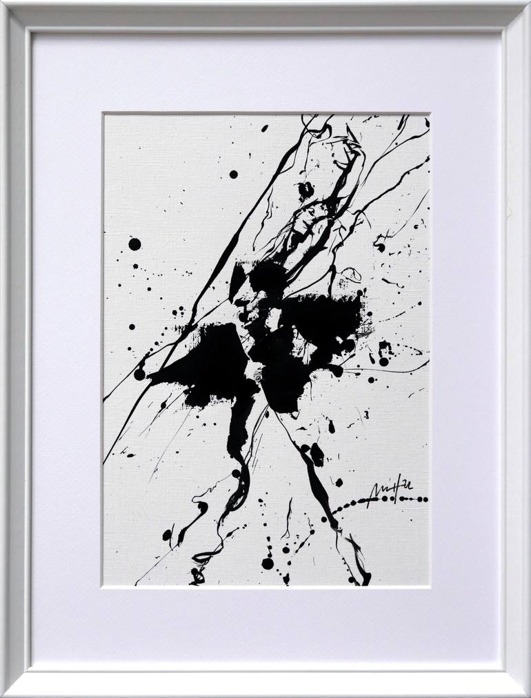 Original Abstract Expressionism Body Painting by Mario Henrique