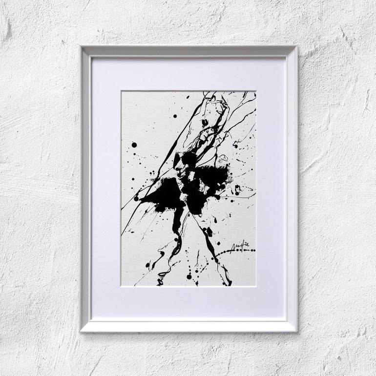 Original Abstract Expressionism Body Painting by Mario Henrique