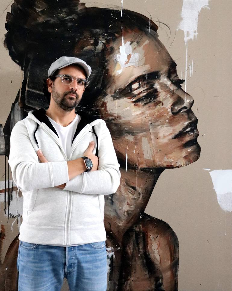 Original Expressionism Women Painting by Mario Henrique