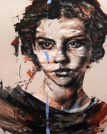 Print of Expressionism Portrait Paintings by Mario Henrique