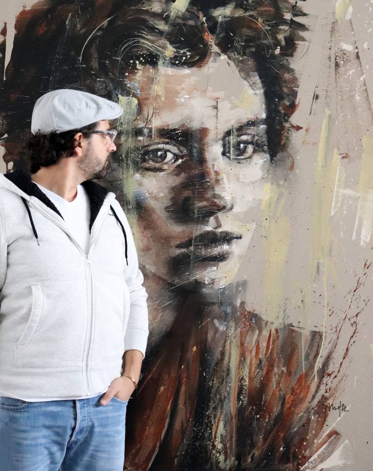 Original Expressionism Women Painting by Mario Henrique