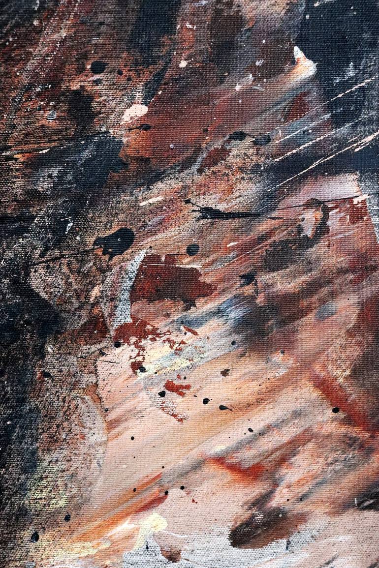 Original Expressionism People Painting by Mario Henrique