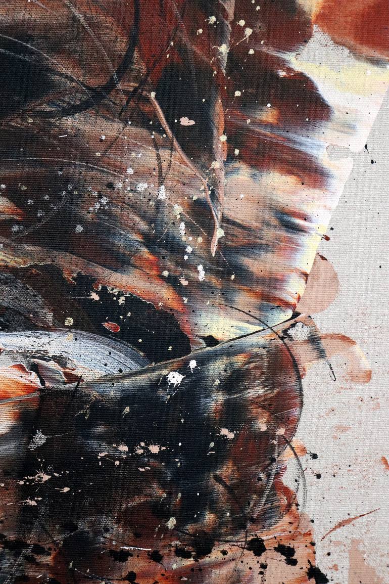 Original Expressionism People Painting by Mario Henrique