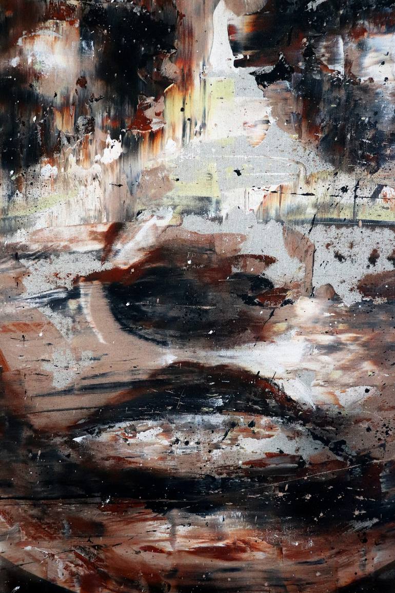Original Expressionism People Painting by Mario Henrique