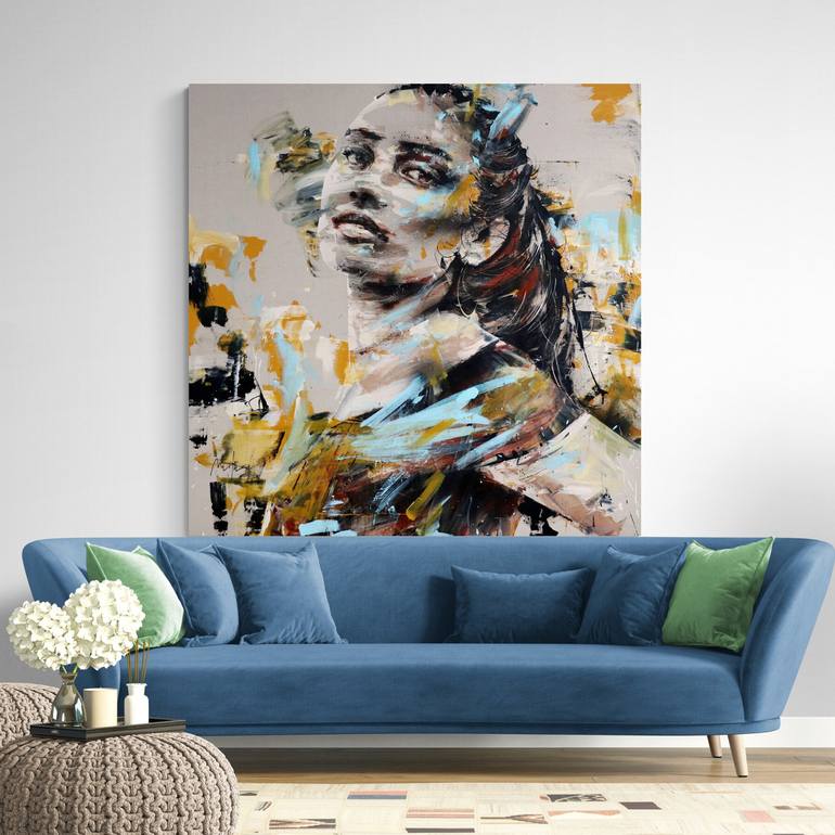 Mariana Painting by Mario Henrique | Saatchi Art