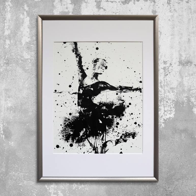 Original Abstract Expressionism Music Painting by Mario Henrique