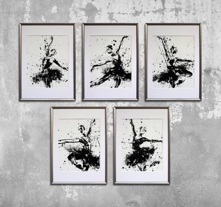 Original Abstract Expressionism Music Painting by Mario Henrique