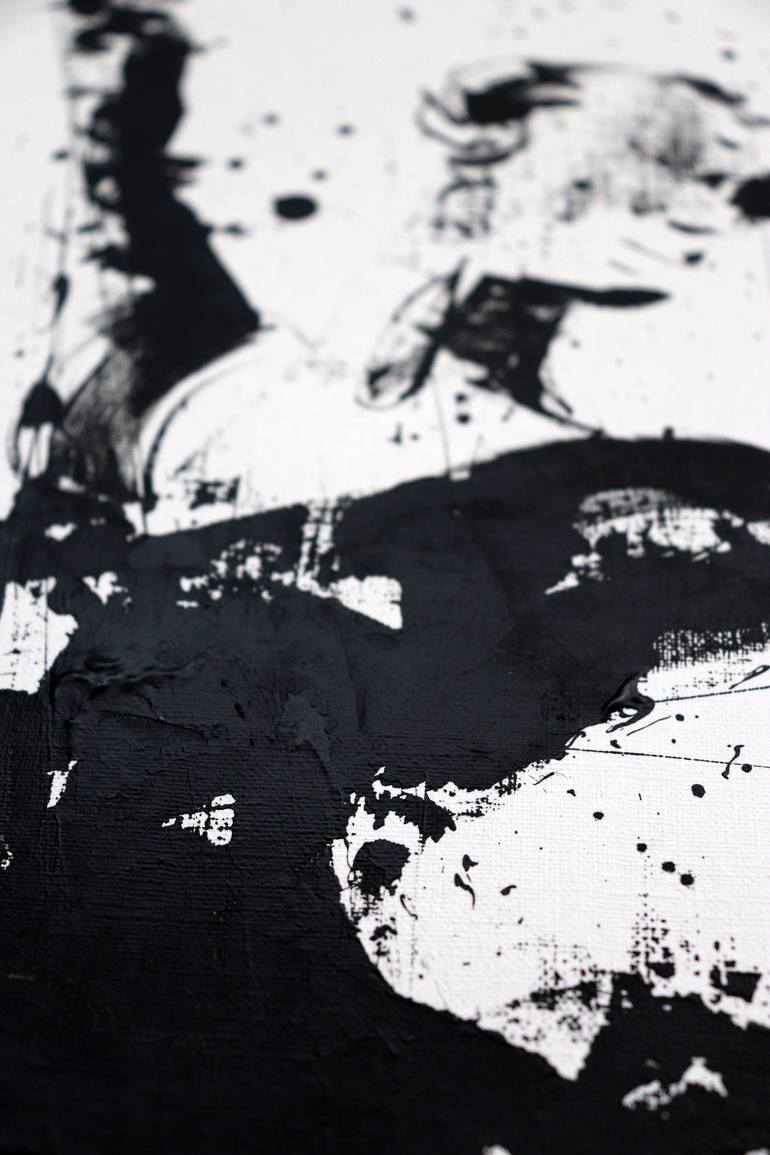 Original Abstract Expressionism Music Painting by Mario Henrique