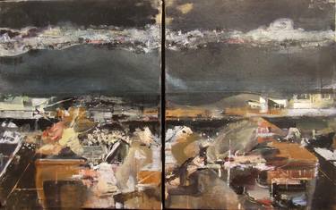 Original Abstract Political Paintings by Sarah Shaw