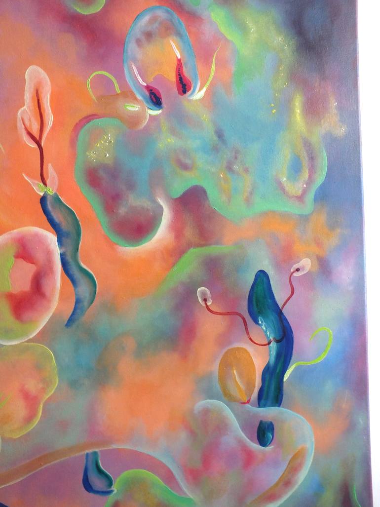 Original Contemporary Nature Painting by Lucie Duban