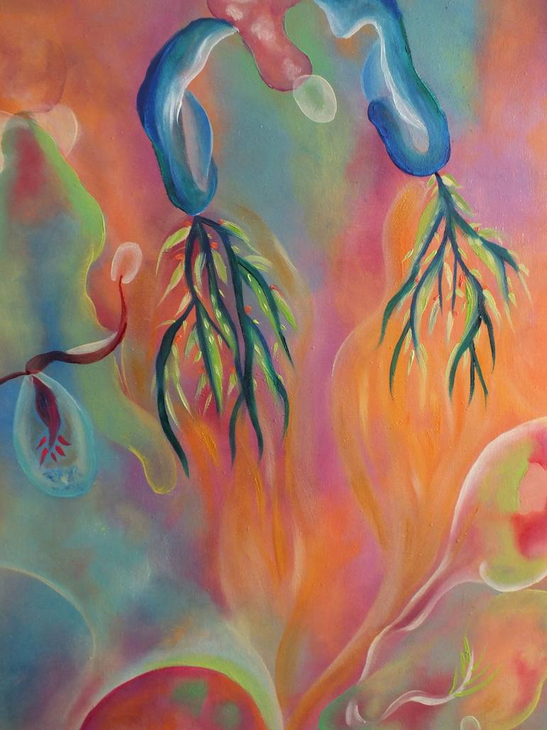 Original Contemporary Nature Painting by Lucie Duban