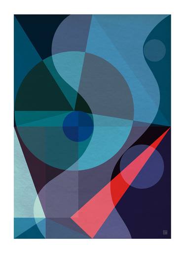 Print of Art Deco Geometric Digital by JACEK TOFIL