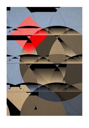 Original Art Deco Geometric Digital by JACEK TOFIL