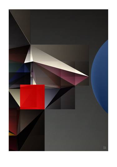 Print of Geometric Digital by JACEK TOFIL