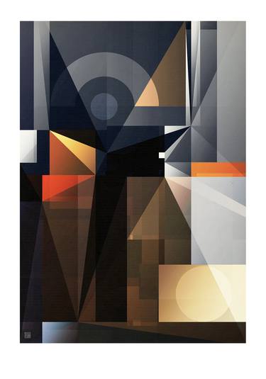 Print of Art Deco Music Digital by JACEK TOFIL
