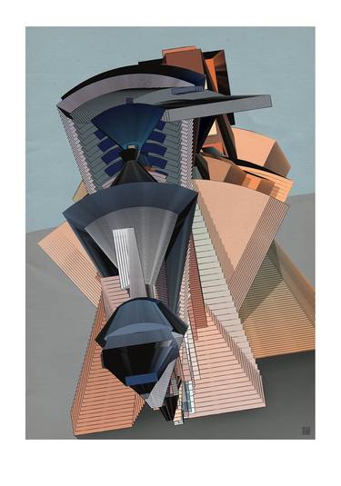 Original Geometric Architecture Digital by JACEK TOFIL