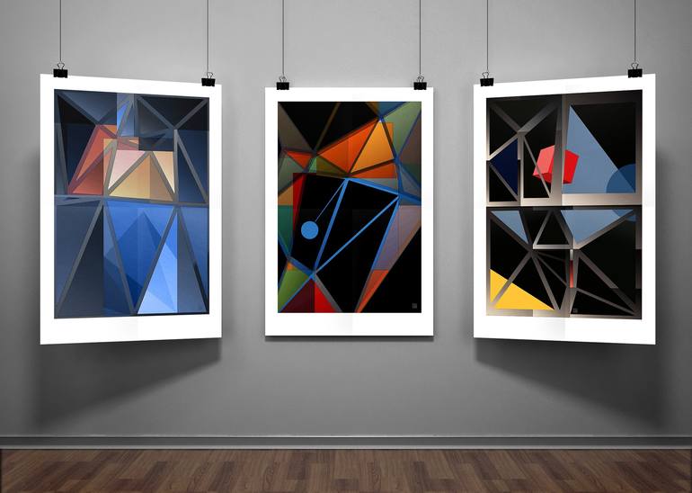 Original Bauhaus Geometric Digital by JACEK TOFIL